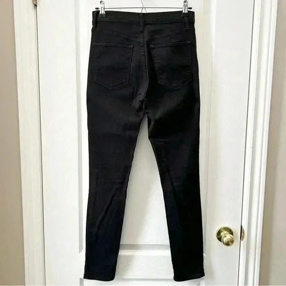 GAP True Skinny Jeans  High Waisted Stretch Black Denim Size 26 - Picture 7 of 16